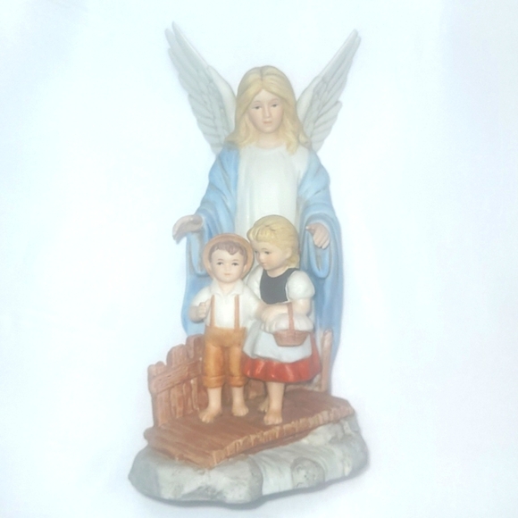 Home Interior 2 Collectible Porcelain Angel Figurines - Picture 2 of 16